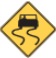 slippery road